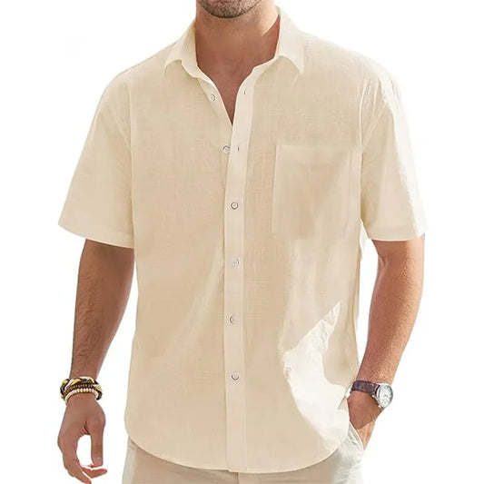 Breeze Linen – Men’s Casual Summer Shirt