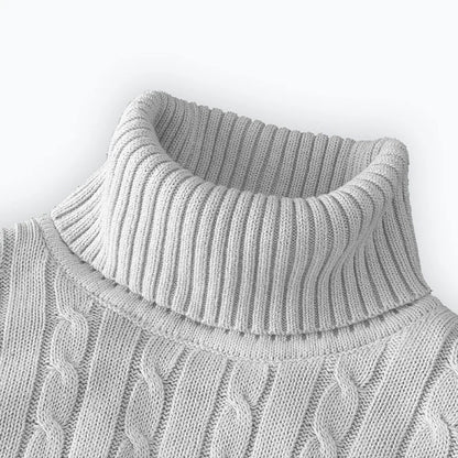 Eternal Elegance – Men's Turtleneck Sweater