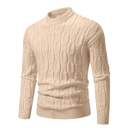 Urban Classic Knit – Men's Mock Neck Sweater Autumn/Winter