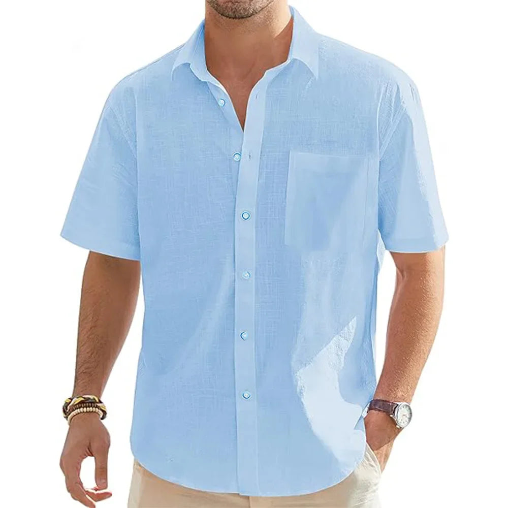 Breeze Linen – Men's Casual Summer Shirt