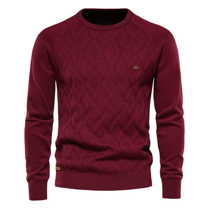 AIOPESON Classic Argyle – Men's Winter Sweater