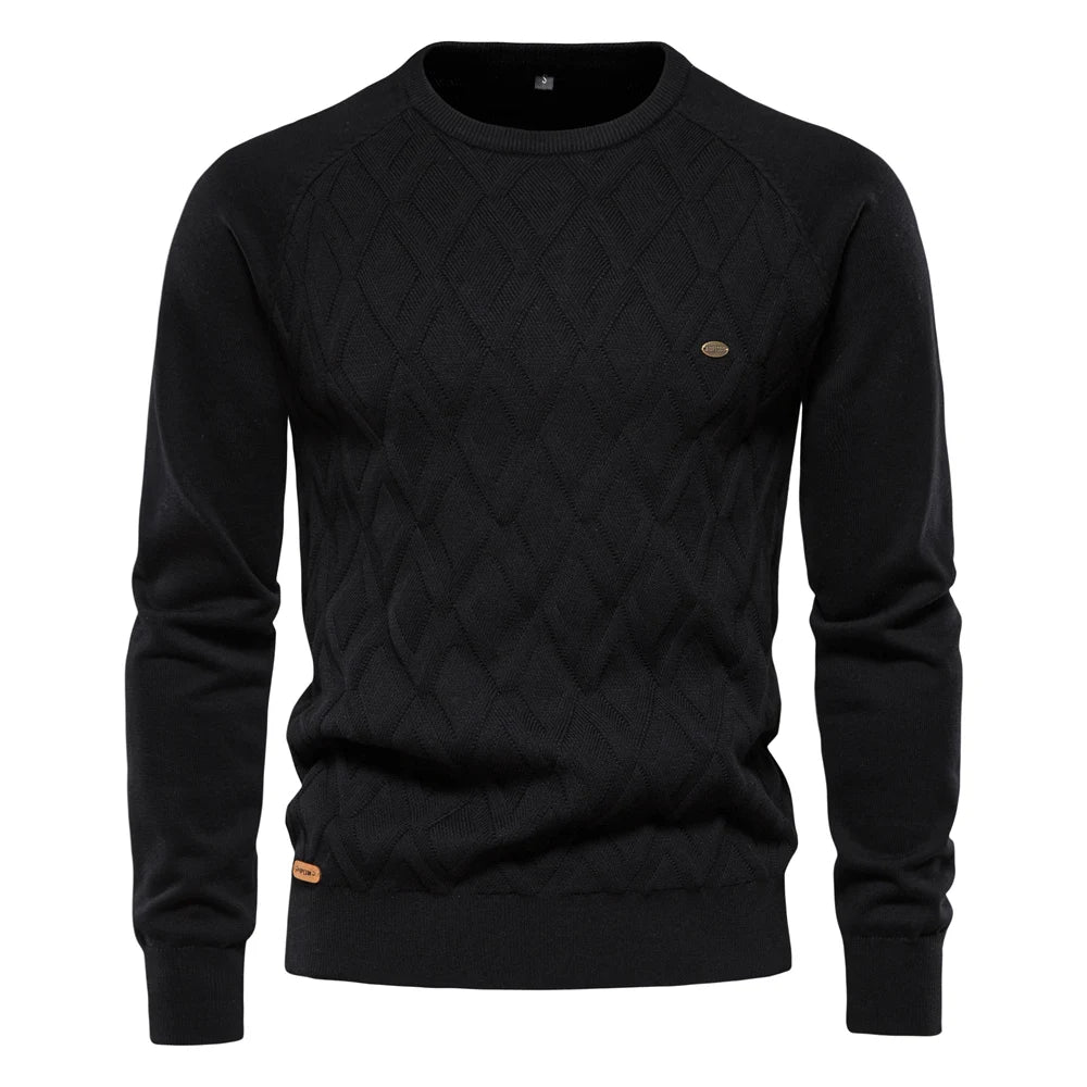 AIOPESON Classic Argyle – Men's Winter Sweater