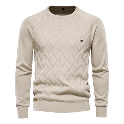 AIOPESON Classic Argyle – Men's Winter Sweater