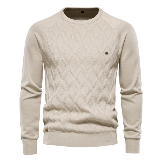 AIOPESON Classic Argyle – Men's Winter Sweater