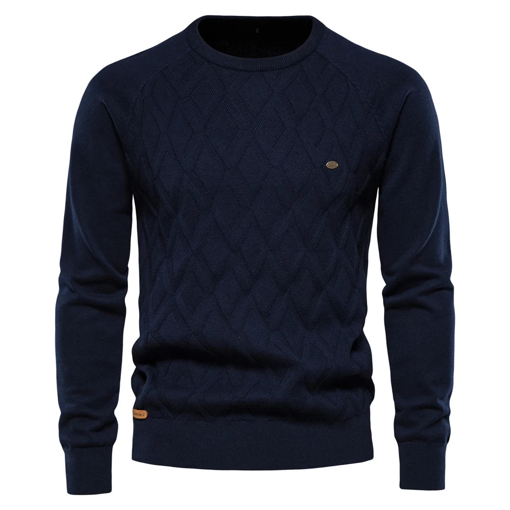 AIOPESON Classic Argyle – Men's Winter Sweater