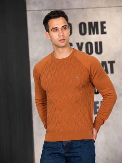 AIOPESON Classic Argyle – Men's Winter Sweater