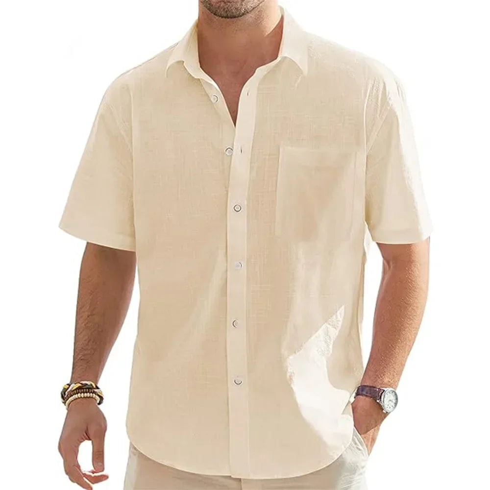 Breeze Linen – Men's Casual Summer Shirt